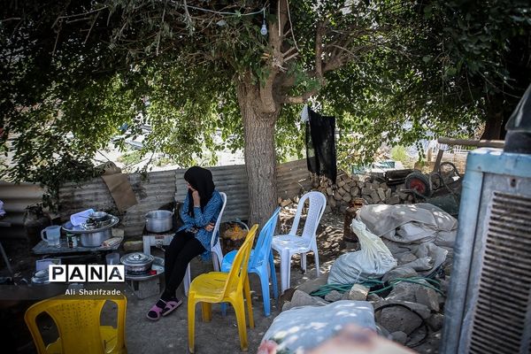 نجات‌یافته‌گان زلزله کرمانشاه