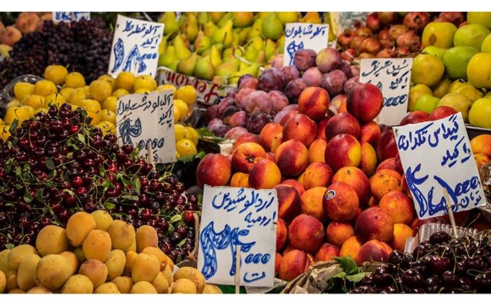سرخی قیمت میوه در زردی تولید میوه‌های هسته‌دار