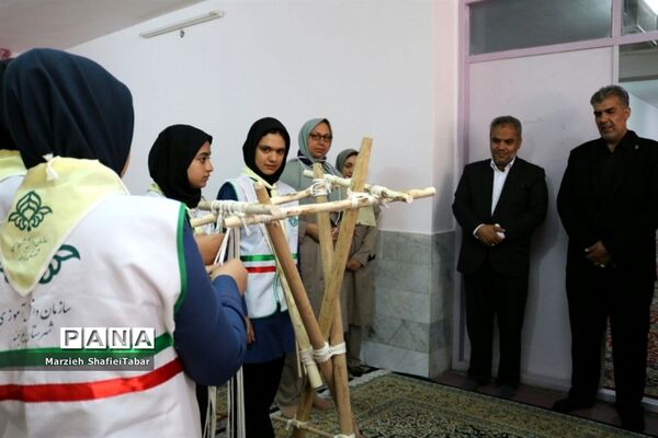 بازدید معاون پرورشی اداره کل آموزش و پرورش خراسان جنوبی و رئیس سازمان دانش آموزی خراسان جنوبی از پیش اردوی انتخابی پیشتازان دختر