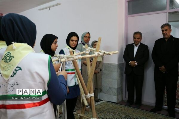بازدید معاون پرورشی اداره کل آموزش و پرورش خراسان جنوبی و رئیس سازمان دانش آموزی خراسان جنوبی از پیش اردوی انتخابی پیشتازان دختر