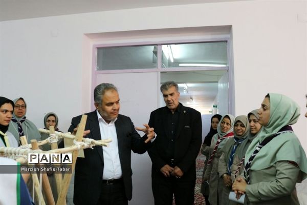 بازدید معاون پرورشی اداره کل آموزش و پرورش خراسان جنوبی و رئیس سازمان دانش آموزی خراسان جنوبی از پیش اردوی انتخابی پیشتازان دختر