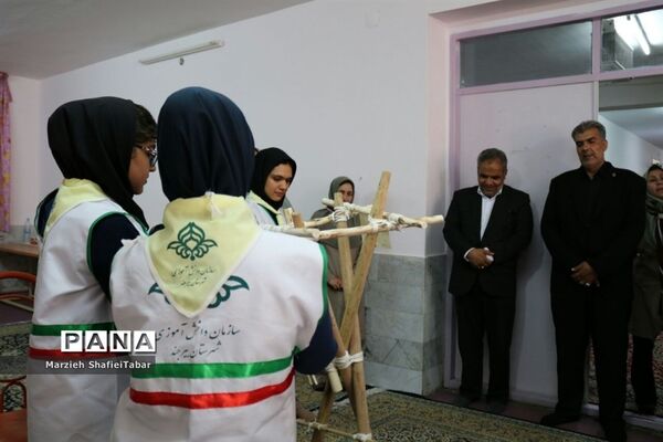 بازدید معاون پرورشی اداره کل آموزش و پرورش خراسان جنوبی و رئیس سازمان دانش آموزی خراسان جنوبی از پیش اردوی انتخابی پیشتازان دختر