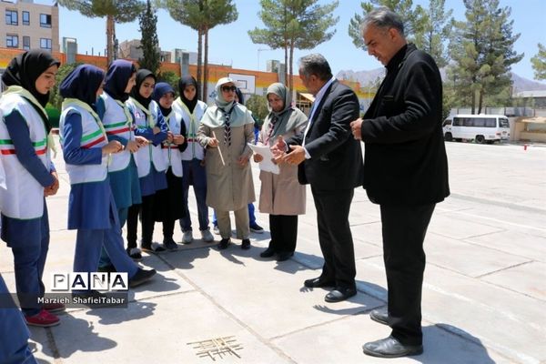 بازدید معاون پرورشی اداره کل آموزش و پرورش خراسان جنوبی و رئیس سازمان دانش آموزی خراسان جنوبی از پیش اردوی انتخابی پیشتازان دختر