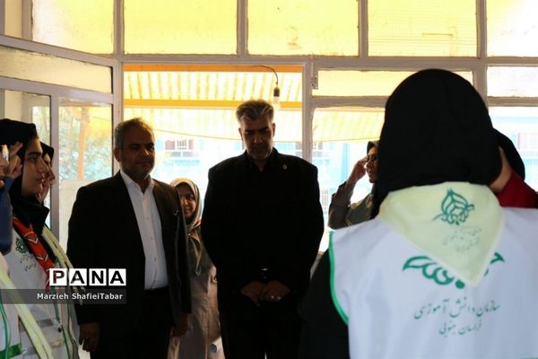 بازدید معاون پرورشی اداره کل آموزش و پرورش خراسان جنوبی و رئیس سازمان دانش آموزی خراسان جنوبی از پیش اردوی انتخابی پیشتازان دختر