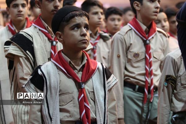 آیین افتتاحیه هشتمین دوره اردوی ملی در اردوگاه شهید باهنر تهران