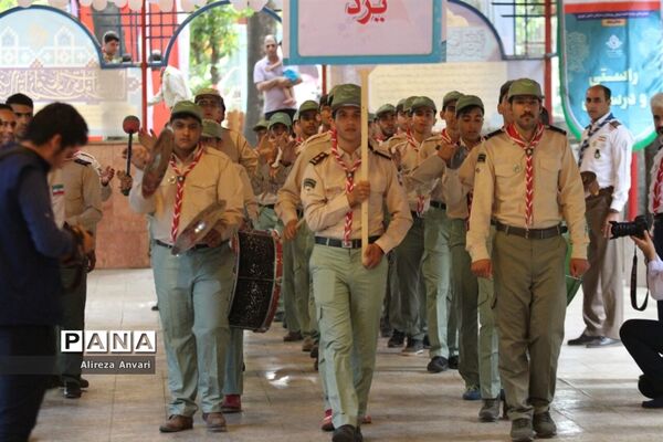 آیین افتتاحیه هشتمین دوره اردوی ملی در اردوگاه شهید باهنر تهران