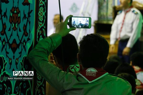 حضور سید حسن خمینی در هشتمین اردوی ملی پیشتازان