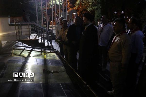 حضور سید حسن خمینی در هشتمین اردوی ملی پیشتازان