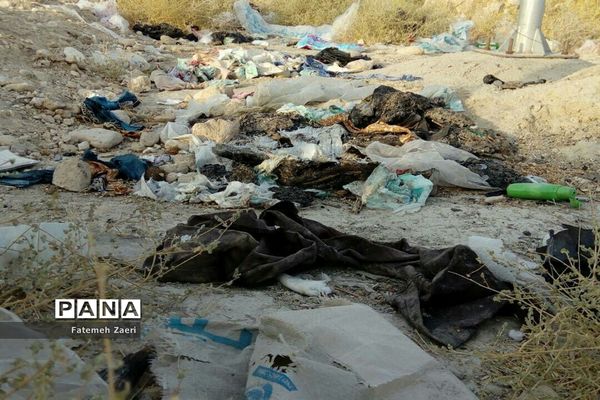 اوضاع نابسامان جمع آوری زباله در لامِرد فارس