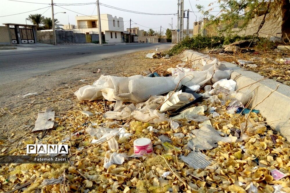 اوضاع نابسامان جمع آوری زباله در لامِرد فارس