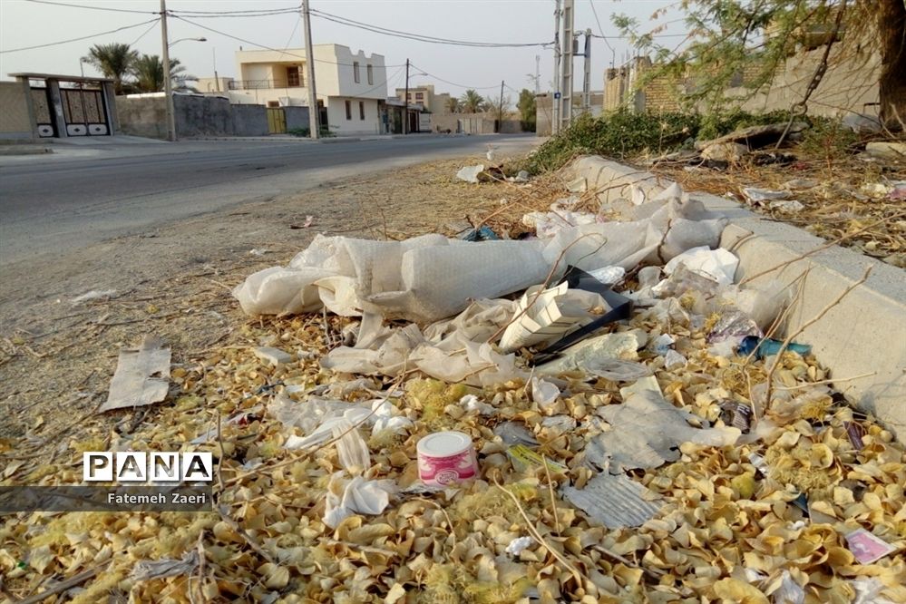 اوضاع نابسامان جمع آوری زباله در لامِرد فارس