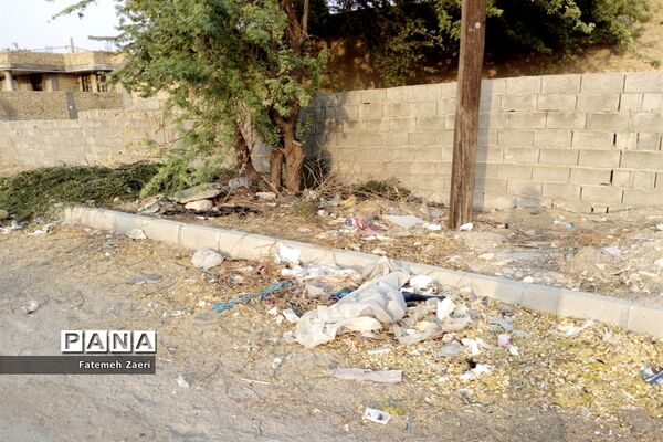 اوضاع نابسامان جمع آوری زباله در لامِرد فارس