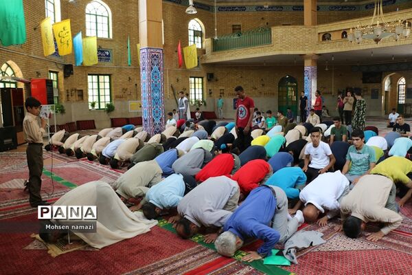 نخستین روز اردوی ملی  پیشتازان  و مربیان