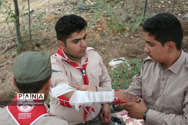 اجرای اولین برنامه های هشتمین اردوملی پیشتازان پسر