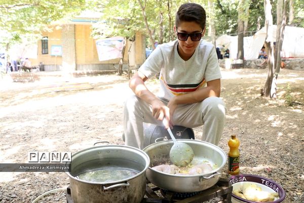 اولین روز از اردوی ملی پیشتازان  در کمپ استان فارس