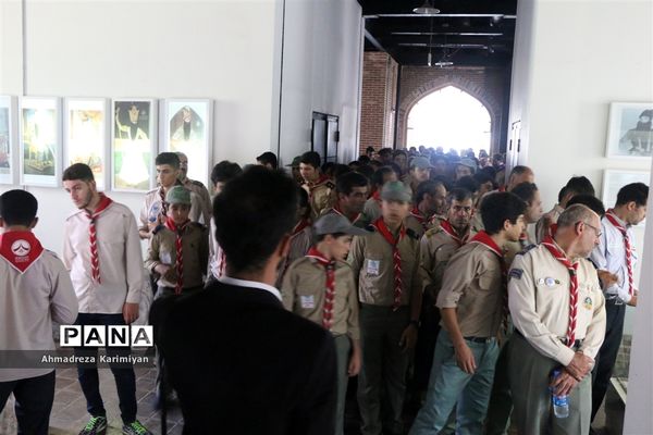 بازدید پیشتازان از باغ موزه قصر