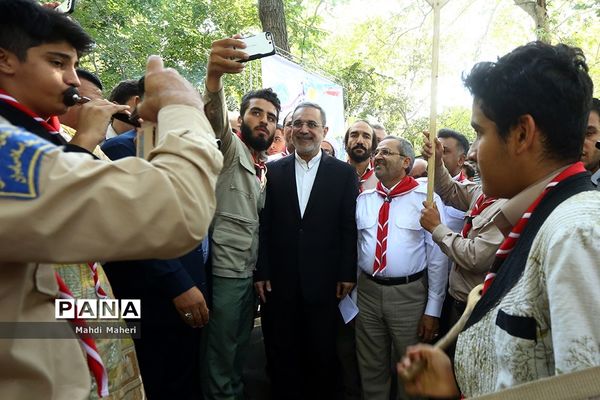 حضور وزیر آموزش و پرورش در هشتمین اردوی ملی پیشتازان، اعضا و مربیان