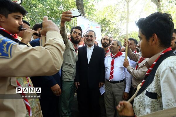حضور وزیر آموزش و پرورش در هشتمین اردوی ملی پیشتازان، اعضا و مربیان