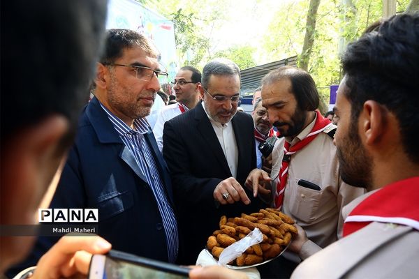 حضور وزیر آموزش و پرورش در هشتمین اردوی ملی پیشتازان، اعضا و مربیان