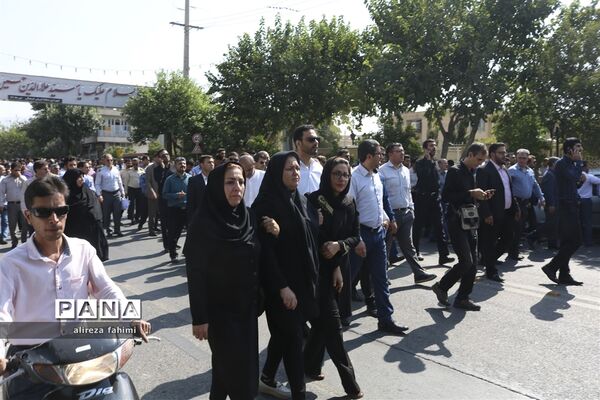 مراسم تشییع پیکر پاک شهید حسن ترکمان