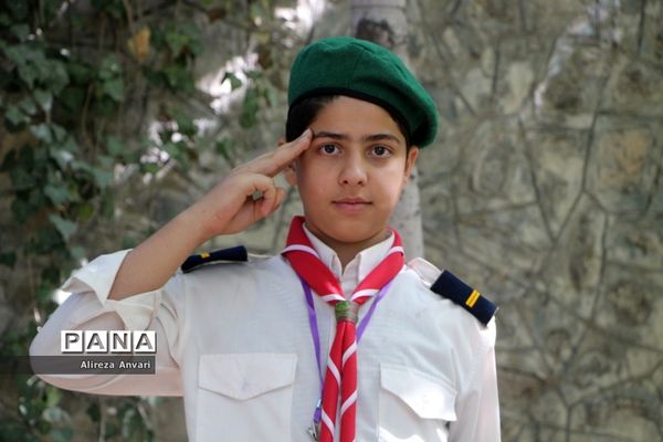 حضور پیشتازان پسر مازندران در کارگاه چوب و‌گره هشتمین اردوی ملی