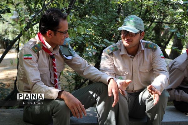 حضور پیشتازان پسر مازندران در کارگاه چوب و‌گره هشتمین اردوی ملی