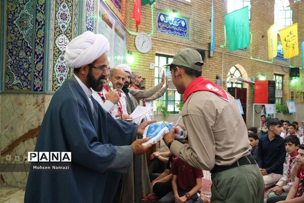 بازدید رئیس سازمان دانش‌آموزی استان آذربایجان شرقی از گروهان پیشتازان
