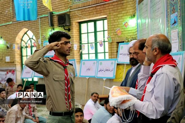 بازدید رئیس سازمان دانش‌آموزی استان آذربایجان شرقی از گروهان پیشتازان