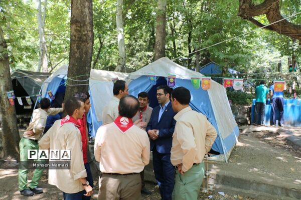 بازدید رئیس سازمان دانش‌آموزی استان آذربایجان شرقی از گروهان پیشتازان