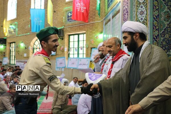 بازدید رئیس سازمان دانش‌آموزی استان آذربایجان شرقی از گروهان پیشتازان