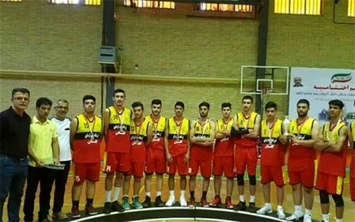 تیم بسکتبال منتخب آموزشگاه های کردکوی نائب قهرمان کشور شد