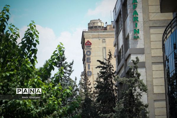 اطفا حریق ساختمان شرکت توسعه صنایع نفت قشم