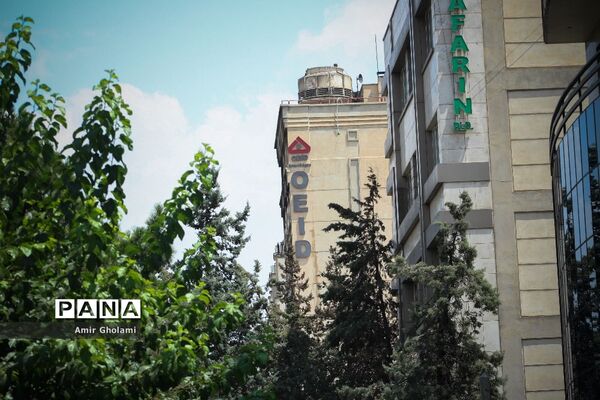 اطفا حریق ساختمان شرکت توسعه صنایع نفت قشم