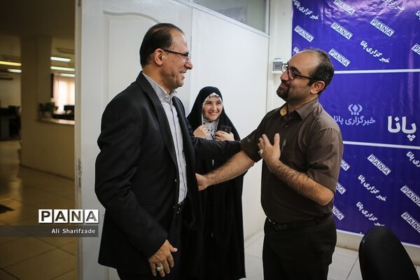 بازدید حجت نظری، عضو شورای شهر تهران از خبرگزاری پانا