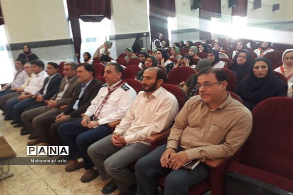 آیین افتتاحیه پیش اردوی پیشتازان دختر استان کرمانشاه
