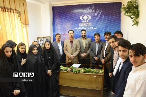 دیدار مدیر کل آموزش و پرورش استان قم از خبرگزاری پانا