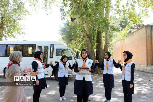 پیش اردوی پیشتازان دختر در کرمانشاه