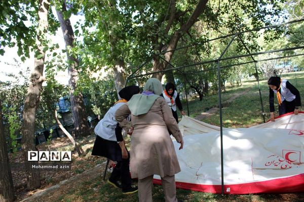 پیش اردوی پیشتازان دختر در کرمانشاه