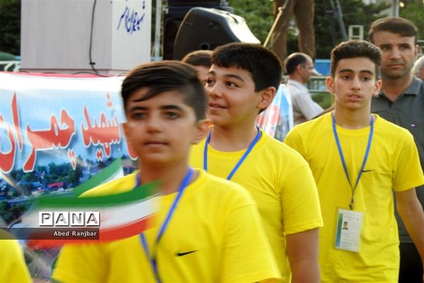 آیین افتتاحیه مسابقات ورزشی دانش‌آموزان پسر سراسر کشور در رامسر