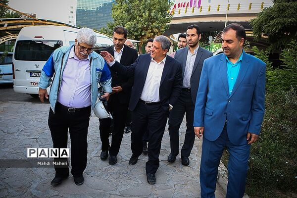 بازدید شهردار تهران از پروژه‌های آرش-اسفندیار و اتوبان صیاد شیرازی