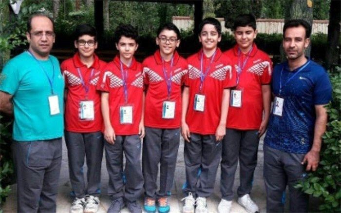 نایب‌قهرمانی تیم تنیس روی میز دوره ابتدایی استان همدان در مسابقات کشوری