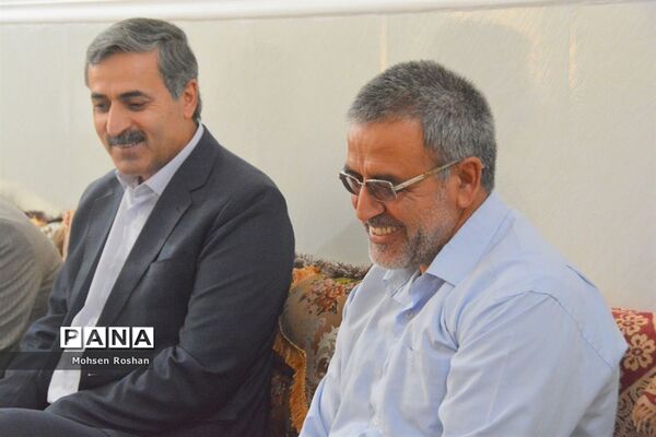 دیدار و تجلیل از آزاده فرهنگی سید جواد حسینی مقدم روستای سربست منطقه سعدآباد