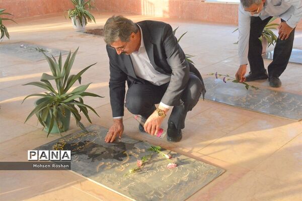 دیدار و تجلیل از آزاده فرهنگی سید جواد حسینی مقدم روستای سربست منطقه سعدآباد