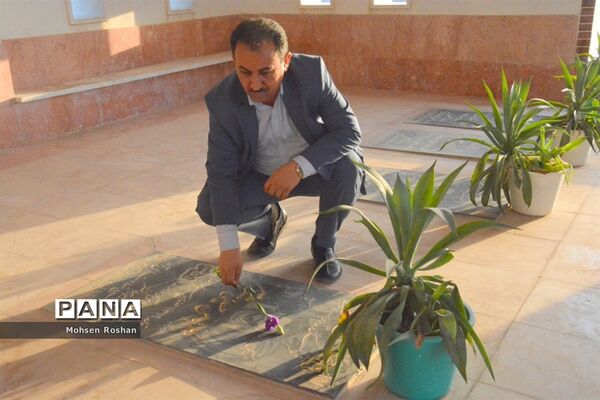 دیدار و تجلیل از آزاده فرهنگی سید جواد حسینی مقدم روستای سربست منطقه سعدآباد