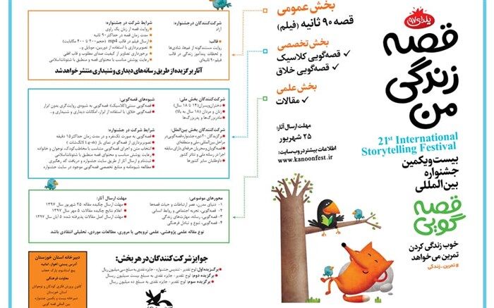 آغاز مرحله استانی بیست و یکمین جشنواره بین‌المللی قصه‌گویی کانون پروروش فکری کودکان و نوجوانان در خوزستان