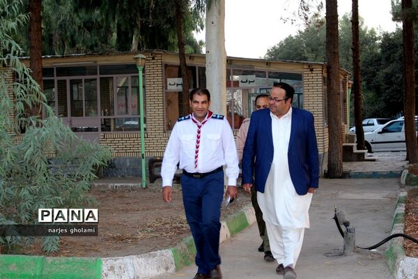 مراسم صبحگاه پیش اردوی ملی پیشتازان سیستان و بلوچستان