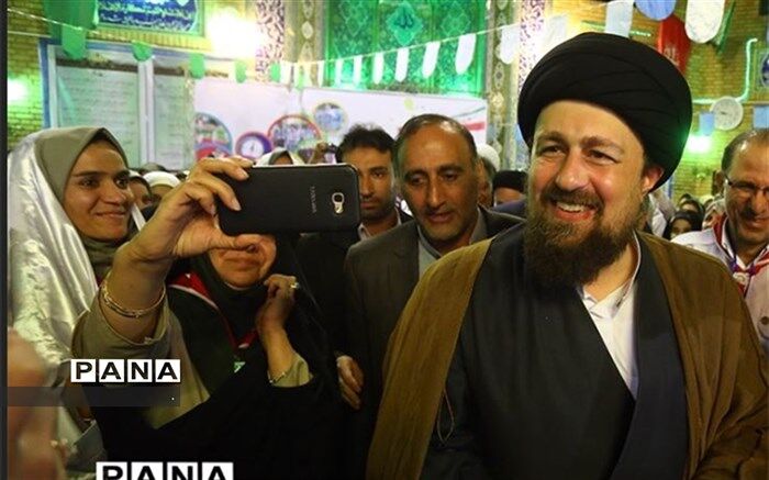 حضور سید حسن خمینی درهشتمین اردوی ملی پیشتازان