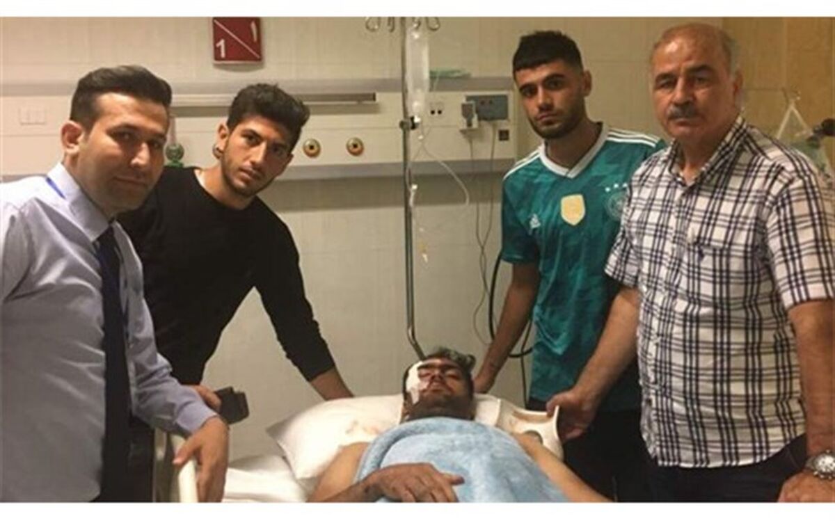 دروازه‌بان تیم تراکتورسازی در بیمارستان بستری شد