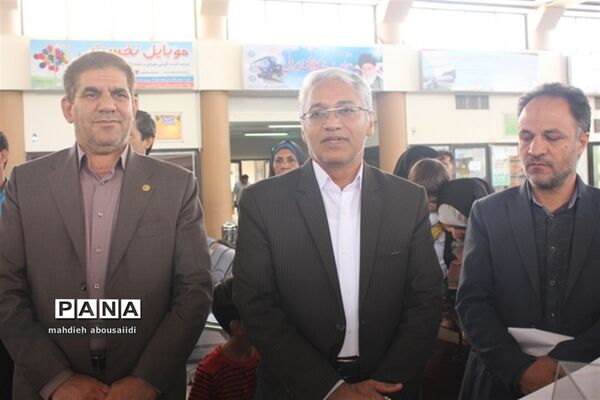 استقبال از پیشتازان دختر شرکت کننده در اردوی ملی