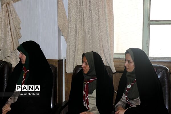 پیش اردوی دانش آموزان دختر پیشتاز خراسان رضوی شرکت کننده در اردوی ملی